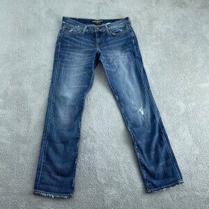 Lucky Brand Sweetn Straight Jeans Size 6/28 Blue Denim Womens Cotton Blend 5389
